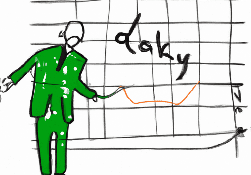 The action that selling and buying stocks with chart. David Hockney tasted 4