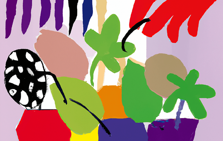 Henri Matisse tasted painting, "Diversified Investments"