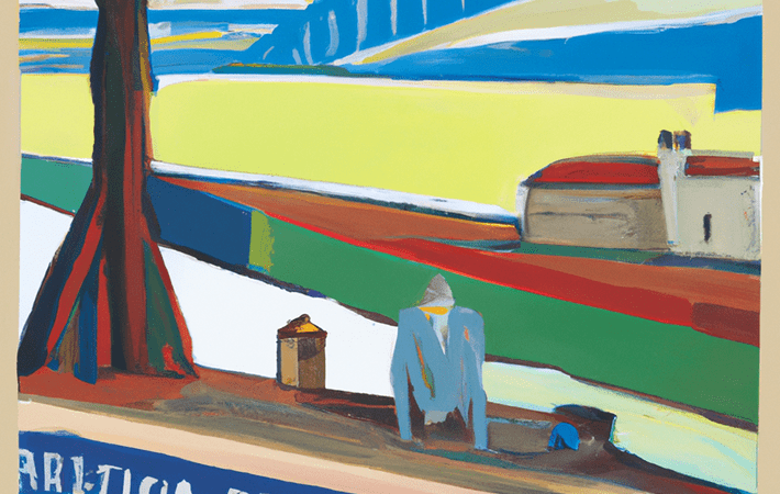 "Great depression era" David Hockney tasted painting